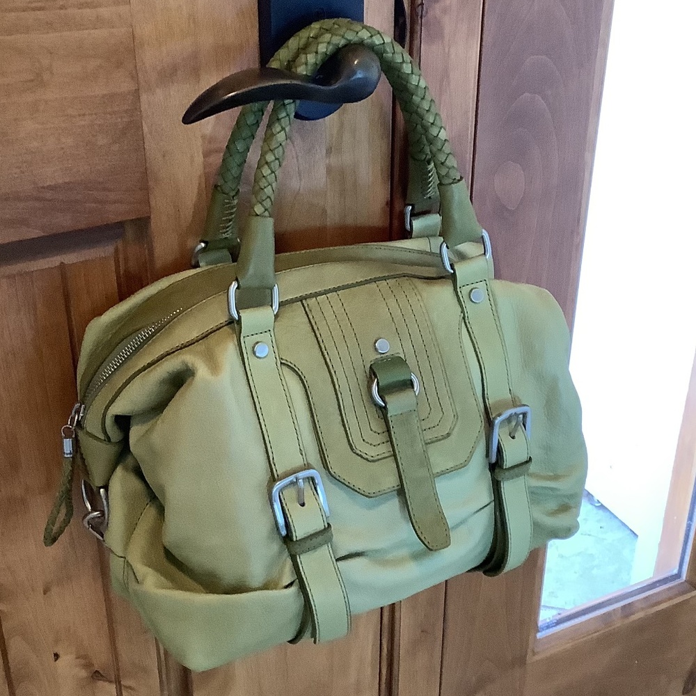 The Sak Green Leather Handbag